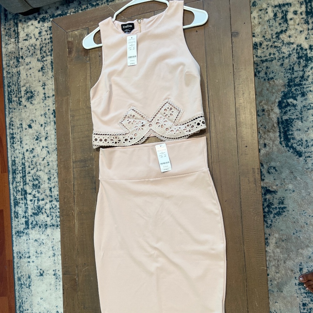 Two piece midi dress